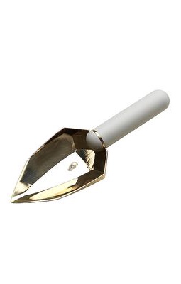 Garden Glory Diamond Garden Spade in Grey.