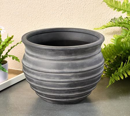 Garden Reflections Earthenware Planter with Flared Top