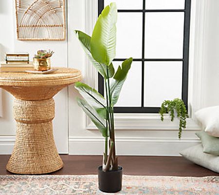 Garden Reflections Faux Outdoor Traveling Palm in Growers Pot