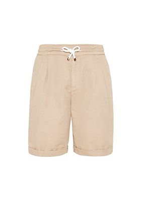 Garment-Dyed Bermuda Shorts