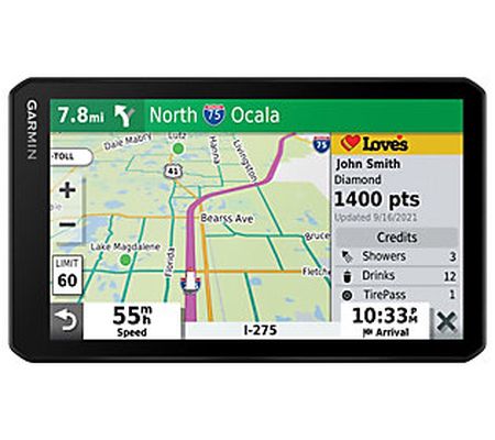 Garmin dezlCam 7" GPS Truck Navigator w/ Built- in Dash Cam