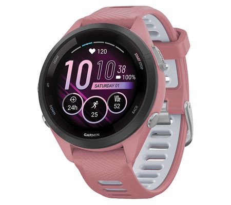 Garmin Forerunner 265S Running Smartwatch w/ Bl ack Bezel