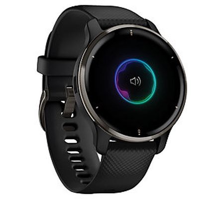 Garmin Venu 2 Plus GPS Smartwatch w/ Silicone B and