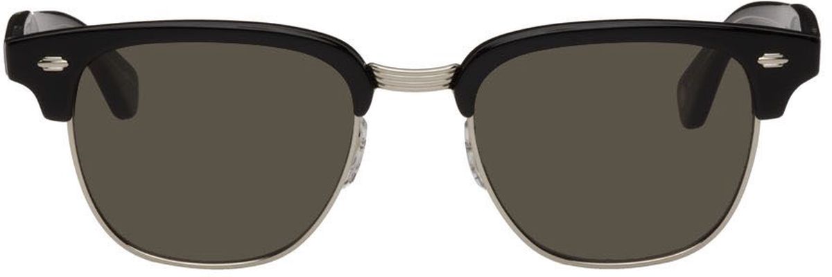 Garrett Leight Black Elkgrove Sunglasses