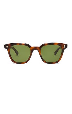 Garrett Leight Broadway Sunglasses in Brown.