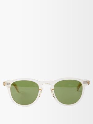 Garrett Leight - Hampton X D-frame Acetate Sunglasses - Mens - Green