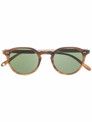 Garrett Leight Royce round frame sunglasses - Brown