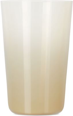 Gary Bodker Designs Beige Tall Cup Glass