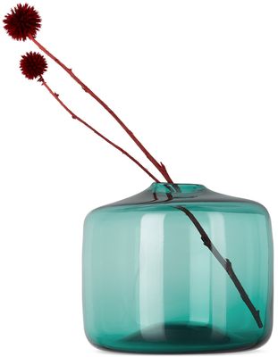 Gary Bodker Designs Green XL Gems Square Vase