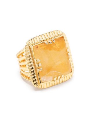 Gas Bijoux Arty open-back ring - Gold