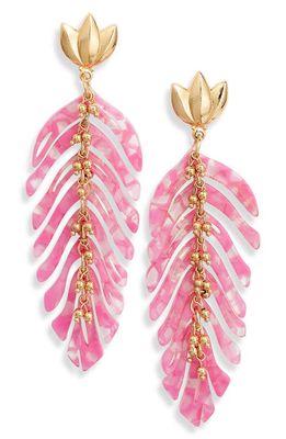 Gas Bijoux Cavallo Drop Earrings in Pink 