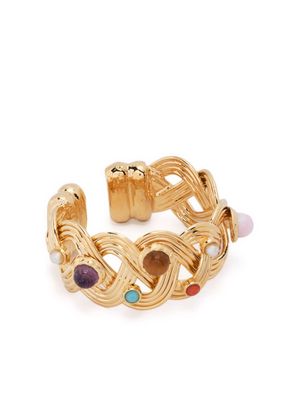 Gas Bijoux Cesaria crystal-embellished ring - Gold