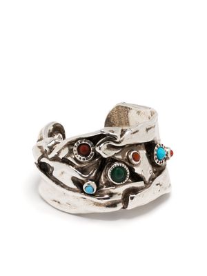 Gas Bijoux Compression gemstone-detail ring - Silver