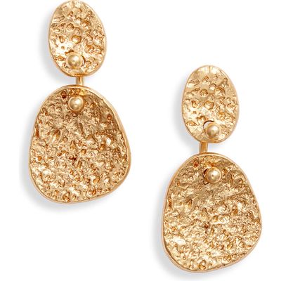 Gas Bijoux Eclipse Drop Earrings in Gold 