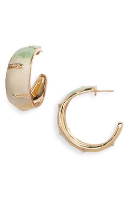 Gas Bijoux Idra Hoop Earrings in Ligth Pink 