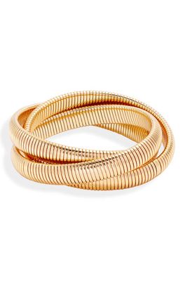 Gas Bijoux Infinity Stretch Bracelet in Gold