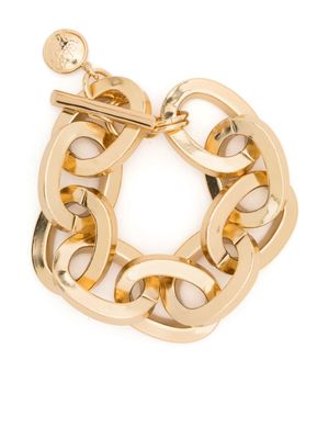 Gas Bijoux Malle logo-pendant bracelet - Gold