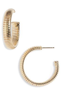 Gas Bijoux Milo Small Hoop Earrings in Gold
