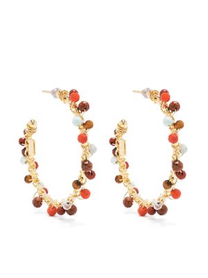 Gas Bijoux Orphee bead-embellished earrings - Gold