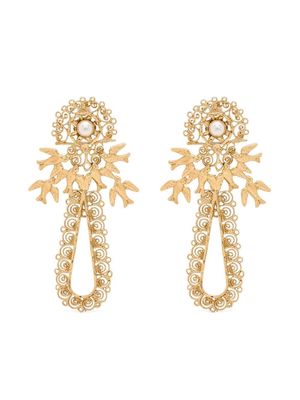 Gas Bijoux Tangara drop earrings - Gold