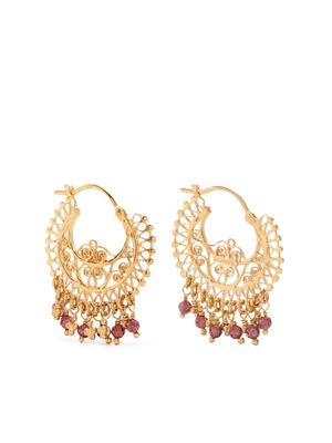 Gas Bijoux Yuca bead-embellished earrings - Gold