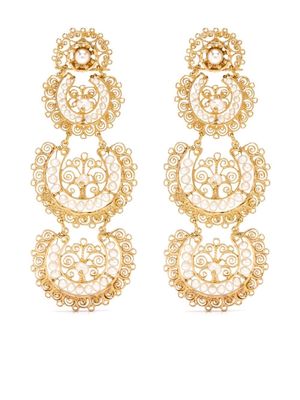 Gas Bijoux Yuca drop earrings - Gold