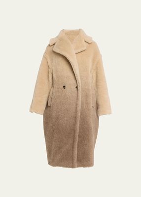 Gatto Ombre Double-Breasted Wool Coat