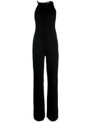 GAUGE81 Casona asymmetric ribbed-knit jumpsuit - Black
