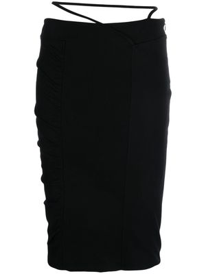 GAUGE81 Dayton ruched pencil skirt - Black