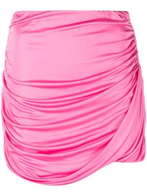 GAUGE81 Kanda ruched mini skirt - Pink