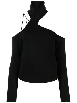 GAUGE81 Lerma off-shoulder knitted top - Black