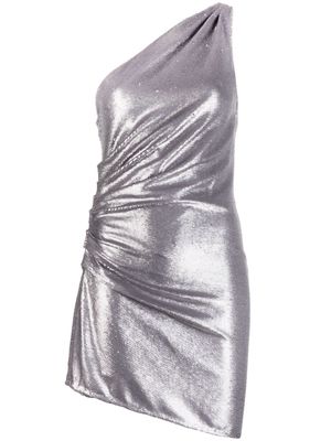 GAUGE81 Nayar sequinned one-shoulder minidress - Purple