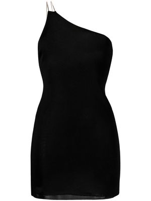 GAUGE81 one-shoulder bodycon mini dress - Black