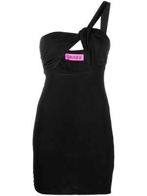 GAUGE81 one-shoulder mini dress - Black