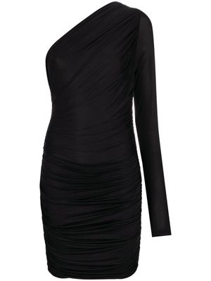 GAUGE81 PIla one-sleeve ruched minidress - Black