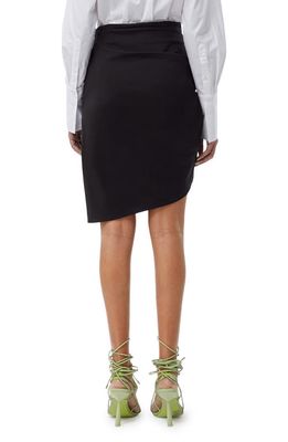 GAUGE81 Rivera Asymmetric Hem Skirt in Black