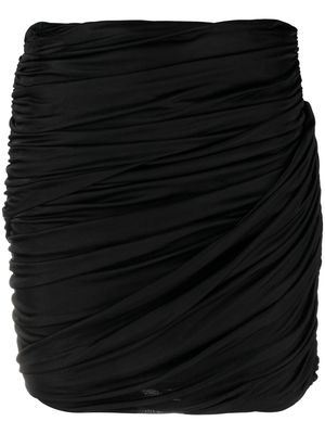 GAUGE81 Sabile ruched mini skirt - Black