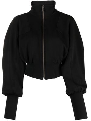 GAUGE81 Tabora cut-out jersey jacket - Black