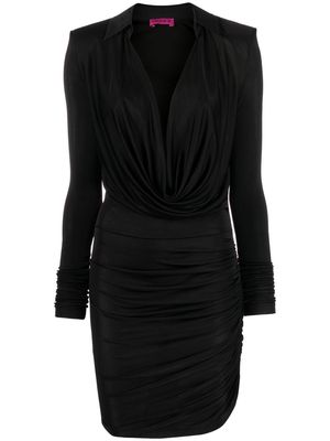 GAUGE81 Utena V-neck minidress - Black