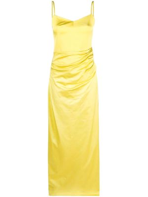 GAUGE81 Vona draped dress - Yellow
