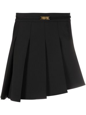 Gcds asymmetric mini skirt - Black