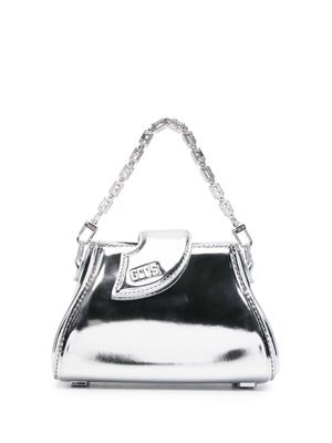 Gcds baby Comma Mirror mini bag - Silver