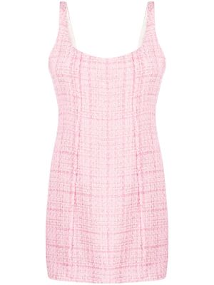 Gcds backless tweed minidress - Pink
