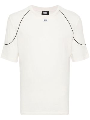 Gcds Comma cotton T-shirt - Neutrals