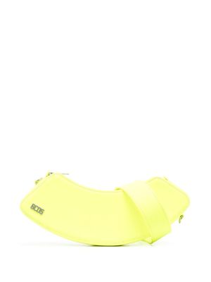 Gcds Comma medium shoulder bag - Yellow