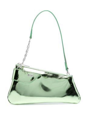 Gcds Comma Notte leather bag - Green