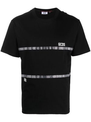 Gcds crystal embellished T-shirt - Black