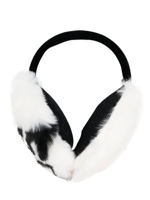 Gcds faux-fur earflap - White
