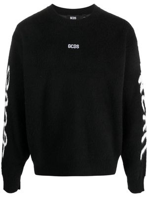 Gcds Gcds Graffiti Brushed Sweater - Black