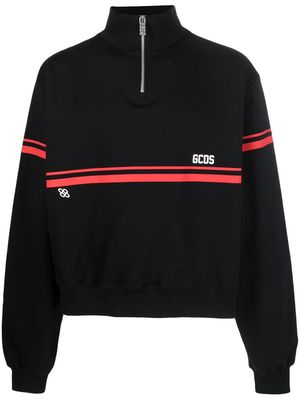 Gcds Gcds logo-print cotton sweatshirt - Black